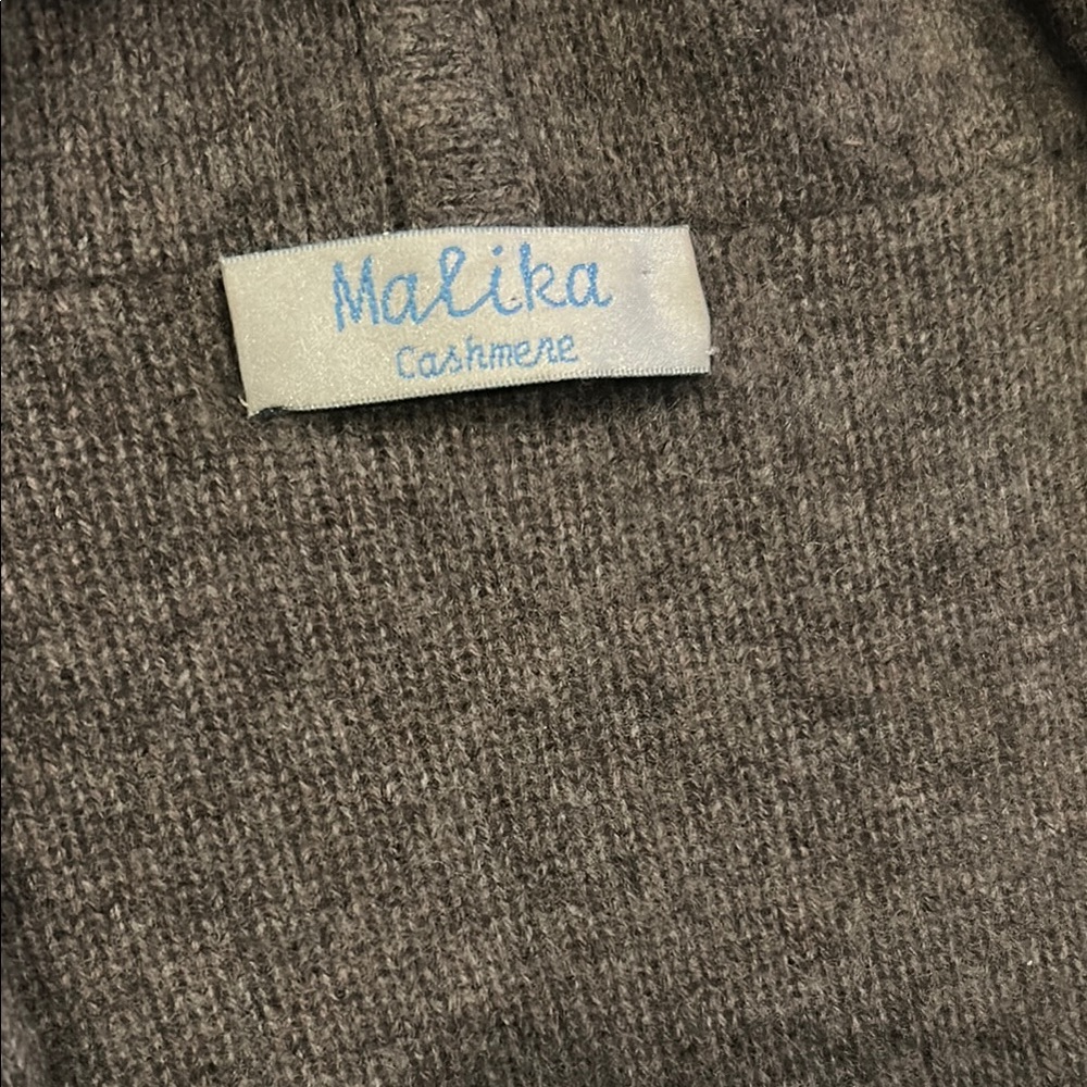 Malika Women's Brown Cashmere Sweater/Cardigan